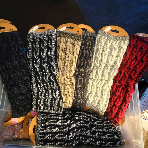 Boot cuffs leg warmers Wear inside boots or over leggings/jeans. - Picture 1 of 17